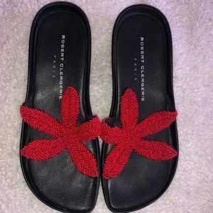 Robert Clergerie Beaded Sandals